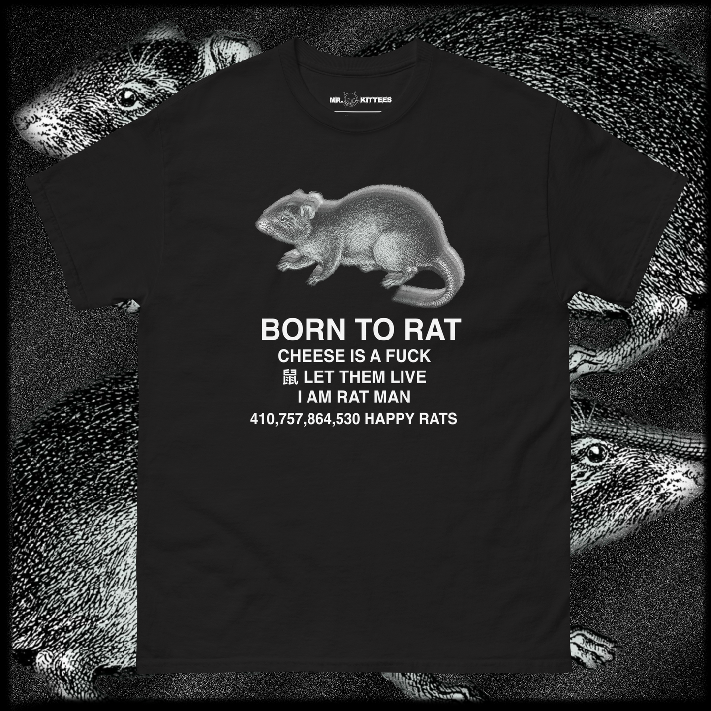 born to rat (black version)